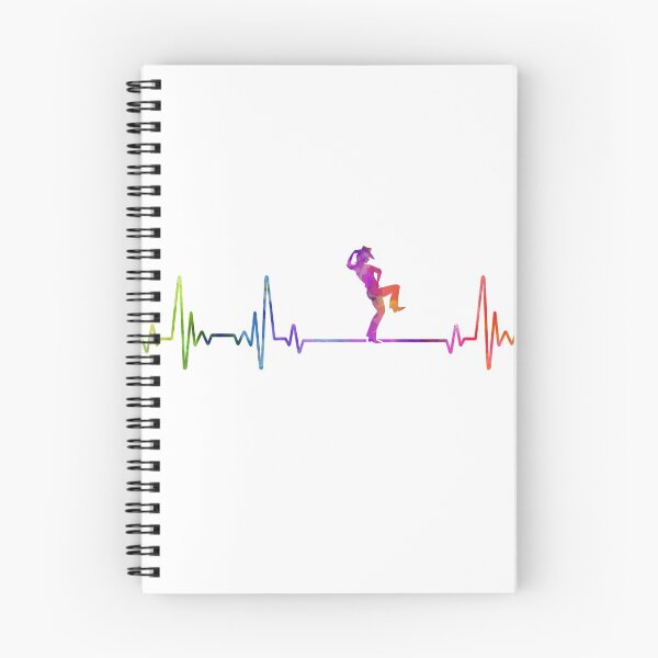 Item preview, line dance heartbeat watercolor designed and sold by loves789.