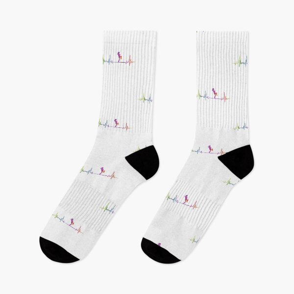 Item preview, line dance heartbeat watercolor designed and sold by loves789.