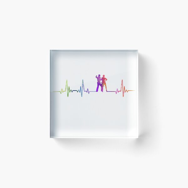 Item preview, SALSA heartbeat watercolor designed and sold by loves789.