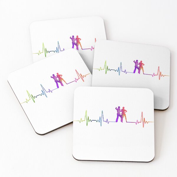 Item preview, SALSA heartbeat watercolor designed and sold by loves789.