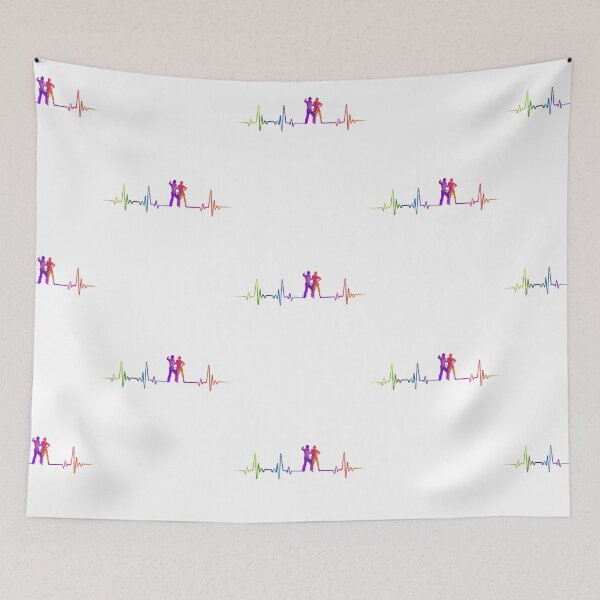 Item preview, SALSA heartbeat watercolor designed and sold by loves789.