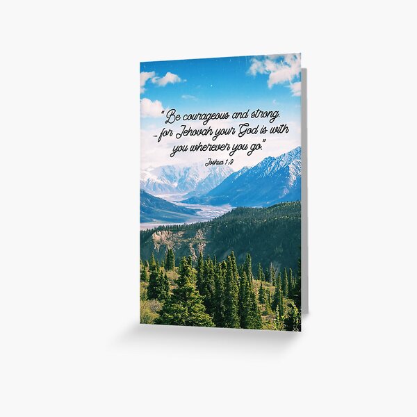 Item preview, JOSHUA 1:9 designed and sold by Paper Bee Gift Shop.