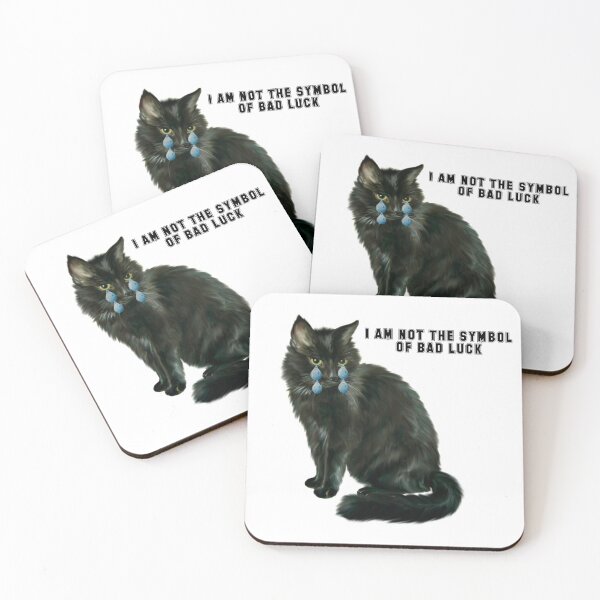 Item preview, Black Cat Crying and a text Design.....!! designed and sold by VIVEK KUMAR RAI.