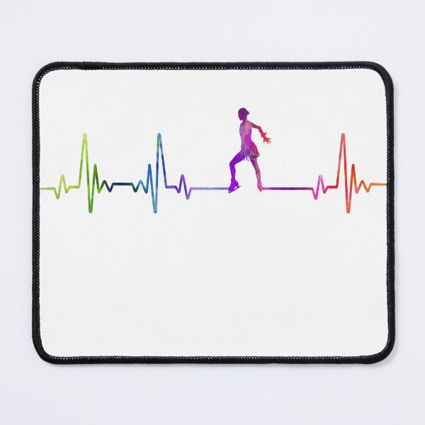 Item preview, Skating heartbeat watercolor designed and sold by loves789.