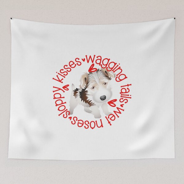Item preview, Wire Fox Terrier designed and sold by TheresPawprints.