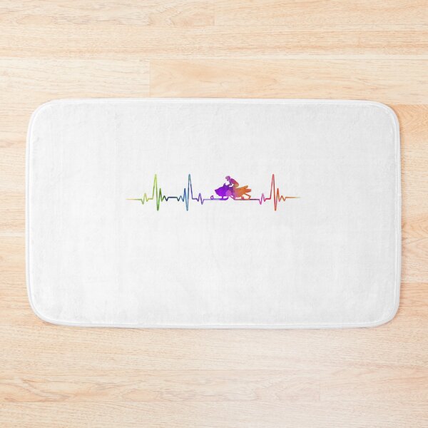 Item preview, Snowmobile heartbeat watercolor designed and sold by loves789.