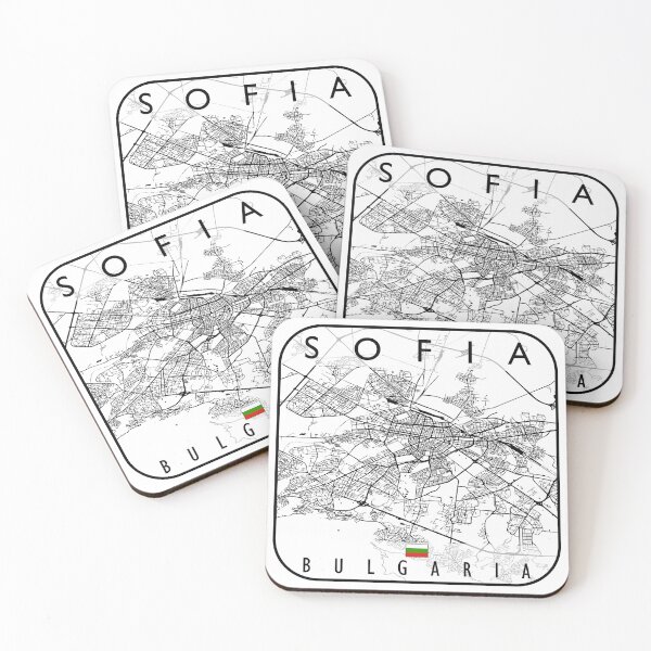 Item preview, SOFIA MAP BULGARIA designed and sold by hatimelhag.