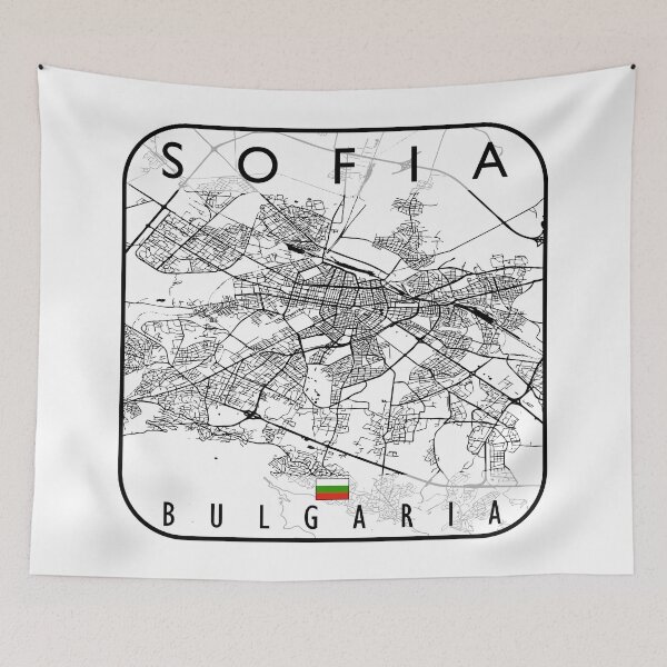 Item preview, SOFIA MAP BULGARIA designed and sold by hatimelhag.