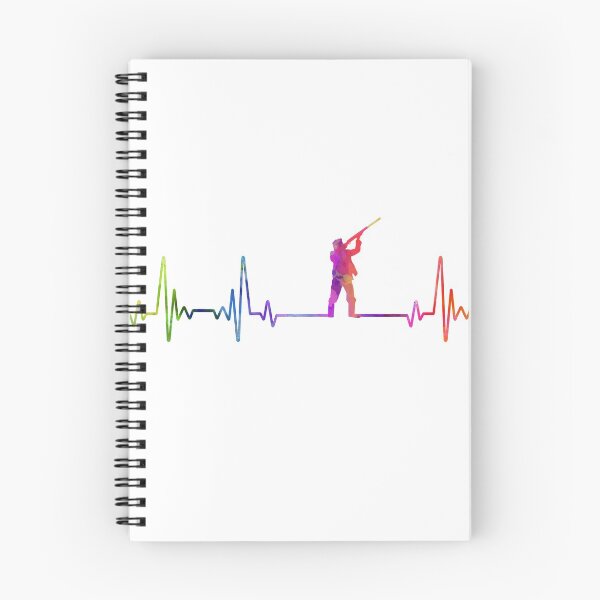 Item preview, Sporting clay heartbeat watercolor designed and sold by loves789.
