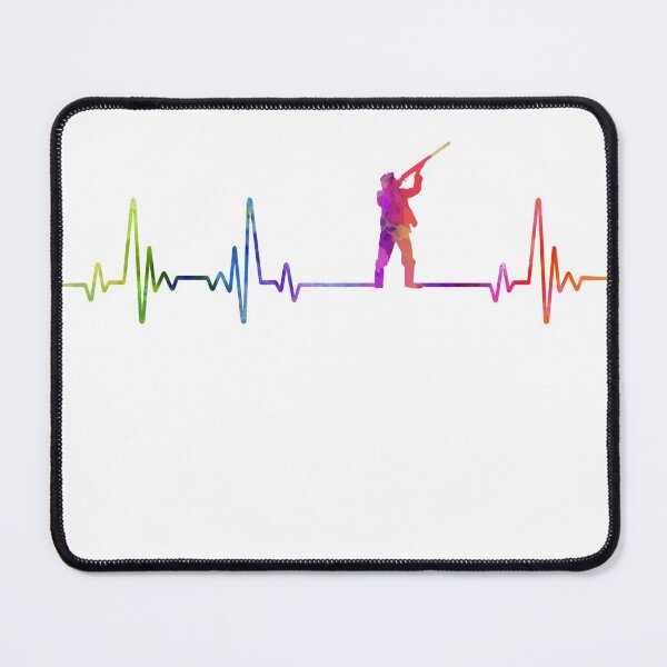 Item preview, Sporting clay heartbeat watercolor designed and sold by loves789.