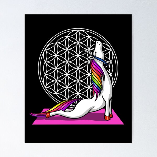 Unicorn Yoga  Poster for Sale by Nikolay Todorov