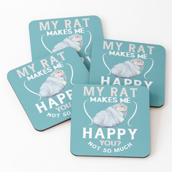 Item preview, My Rat Makes Me Happy designed and sold by CodeRatto.