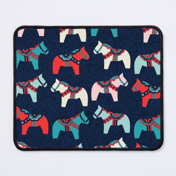 Item preview, Cute Dala Horses Pattern designed and sold by kapotka.