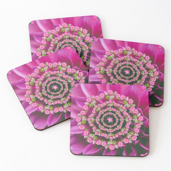 Item preview, Pink Flowers Pattern designed and sold by PRETTY-PEARLS.