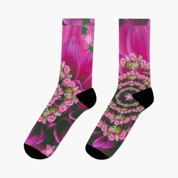 Item preview, Pink Flowers Pattern designed and sold by PRETTY-PEARLS.