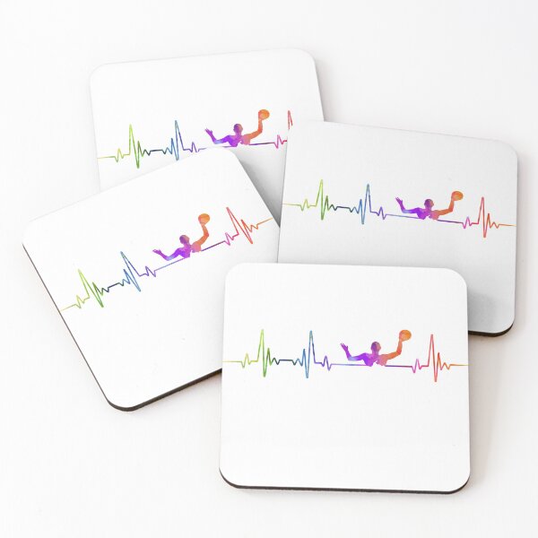 Item preview, WATER POLO heartbeat watercolor designed and sold by loves789.