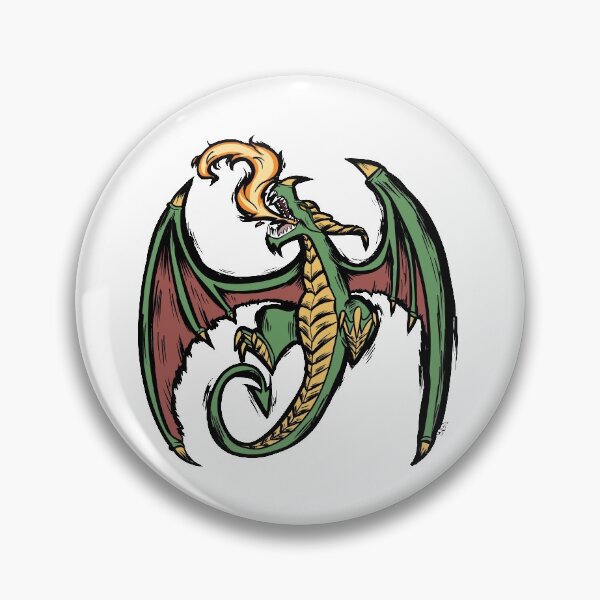 Item preview, Dragon Breathing Fire designed and sold by MintyBirdy.