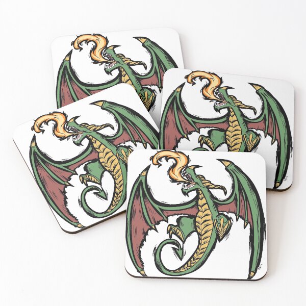 Item preview, Dragon Breathing Fire designed and sold by MintyBirdy.
