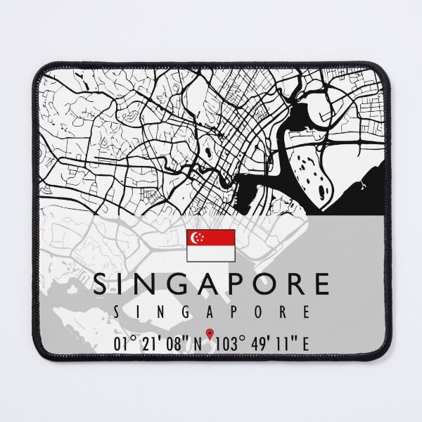 Item preview, SINGAPORE CITY MAP designed and sold by hatimelhag.