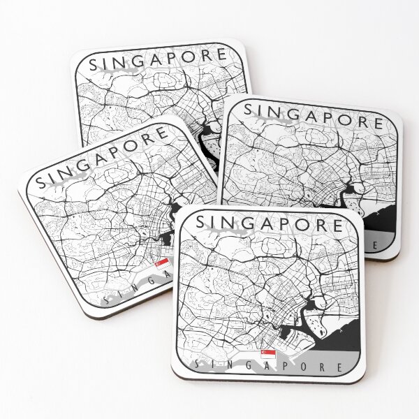 Item preview, SINGAPORE CITY MAP designed and sold by hatimelhag.