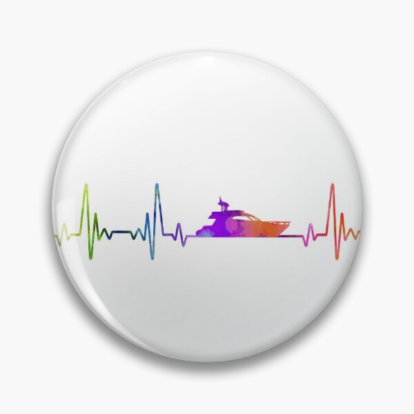 Item preview, Yachting heartbeat watercolor designed and sold by loves789.
