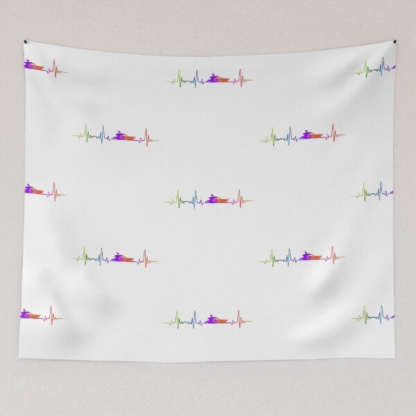 Item preview, Yachting heartbeat watercolor designed and sold by loves789.