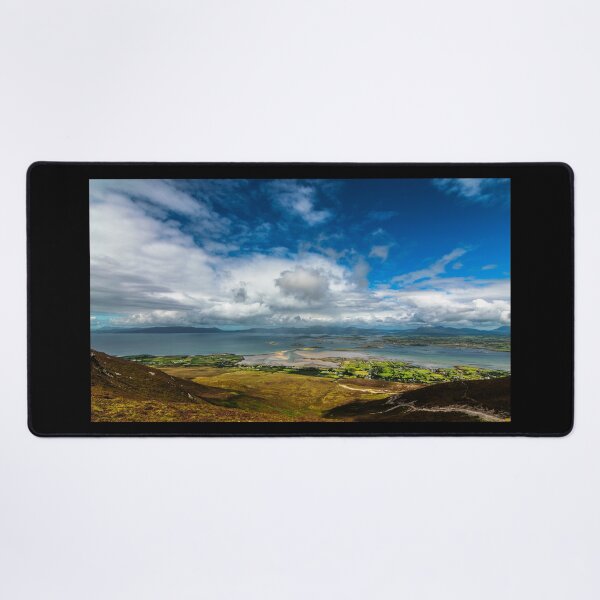 Item preview, View from the top of Croagh Patrick Mountain, nicknamed the Reek in County Mayo after Mweelrea and Nephin, Ireland designed and sold by AlbertMi.