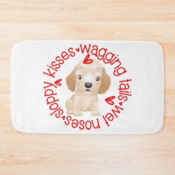 Item preview, Cute Golden Retreiver puppy dog, wagging tails, wet noses, sloppy kisses designed and sold by TheresPawprints.