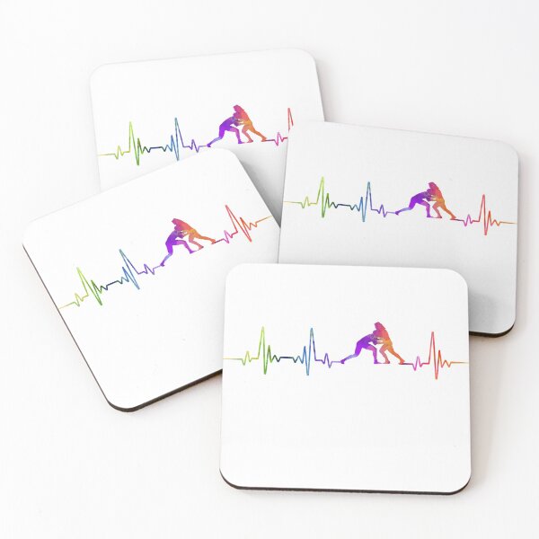 Item preview, Wrestling heartbeat watercolor designed and sold by loves789.