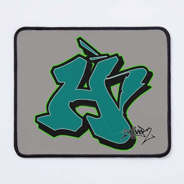 Item preview, GREEN LETTER H BY ESONE URBAN GRAFFITI STREET STYLE  designed and sold by GraffitiBomberZ.
