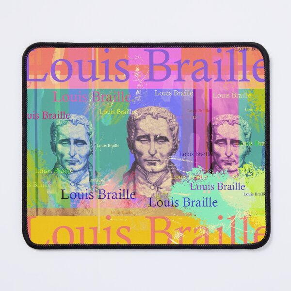 Item preview, Louis Braille Portrait, Inventor of Braille designed and sold by Mauswohn.