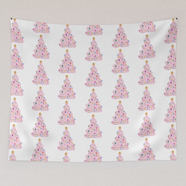 Item preview, Pastel Pink Christmas Tree designed and sold by hojhojart.