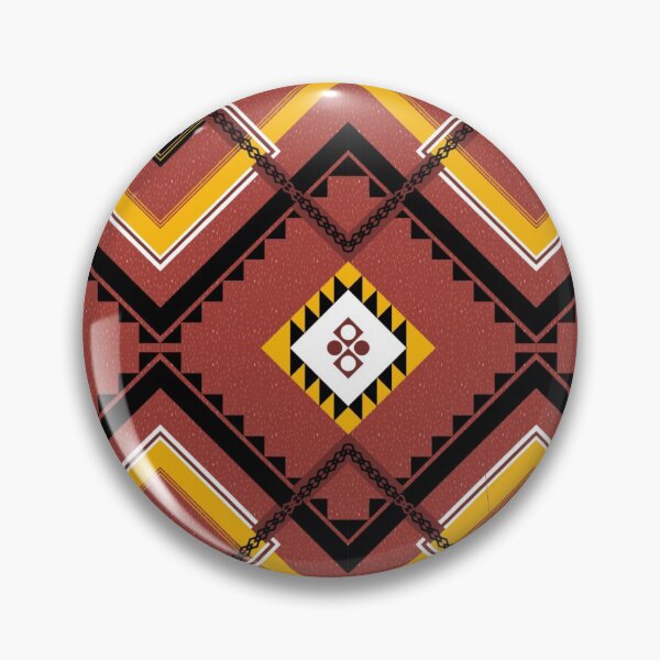 Item preview, Red geometric ethnic RE1 designed and sold by KaranSaengarun.