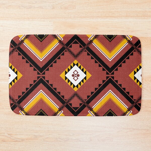 Item preview, Red geometric ethnic RE1 designed and sold by KaranSaengarun.