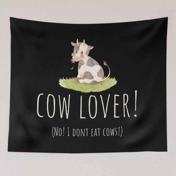 Item preview, Cow lover for vegans / vegetarians  designed and sold by -Lily-Anne-.