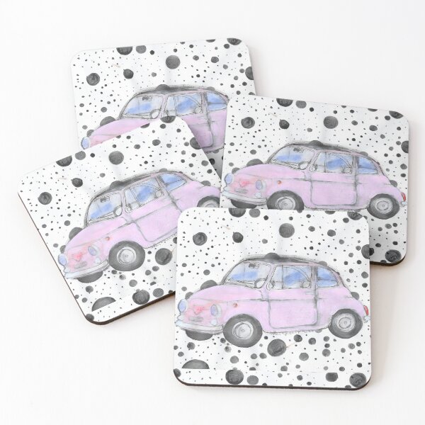 Item preview, Fiat 500 pink designed and sold by walterfest.