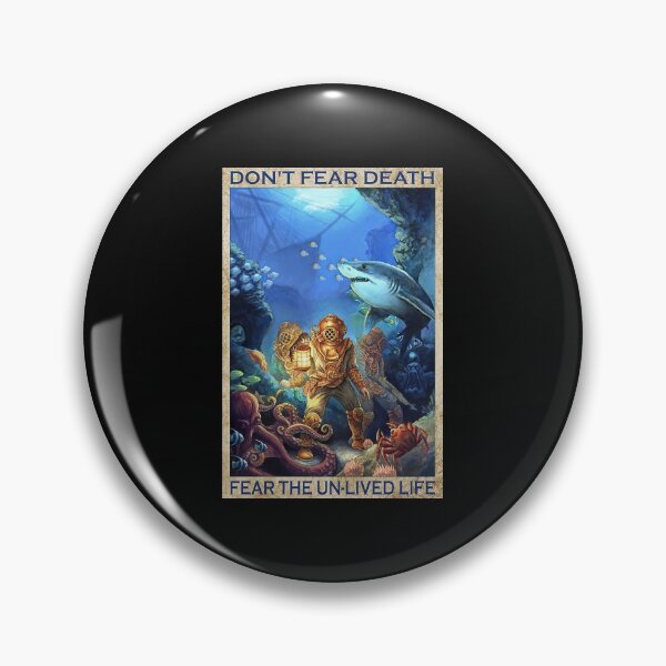 Item preview, Don't Fear Death Fear The Un-Lived Life - Men Diving Poster Gift  designed and sold by MagicatcoArt.