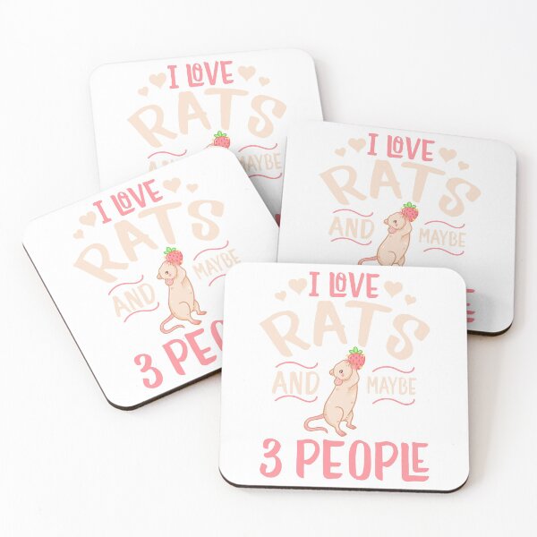 Item preview, I Love Rats & 3 People designed and sold by CodeRatto.
