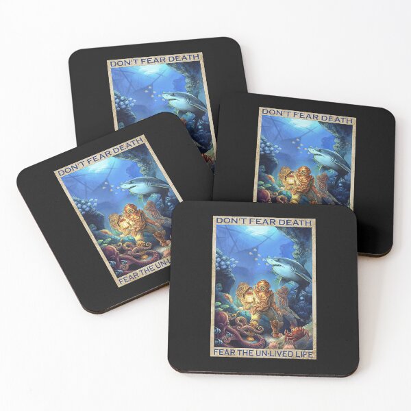 Item preview, Don't Fear Death Fear The Un-Lived Life - Men Diving Poster Gift  designed and sold by MagicatcoArt.