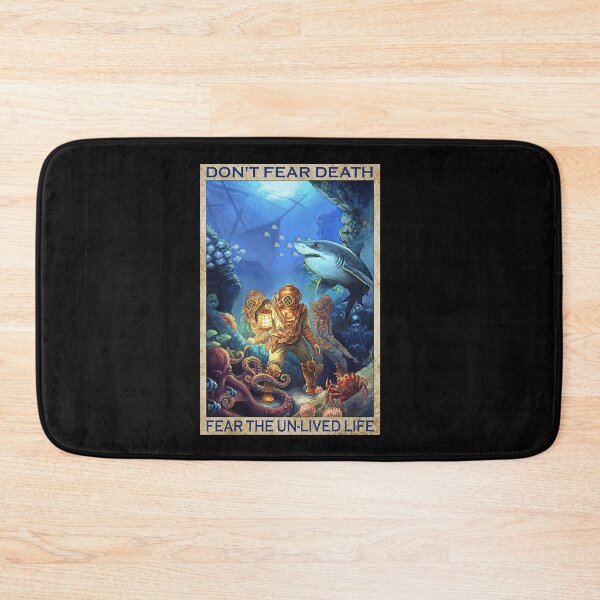 Item preview, Don't Fear Death Fear The Un-Lived Life - Men Diving Poster Gift  designed and sold by MagicatcoArt.