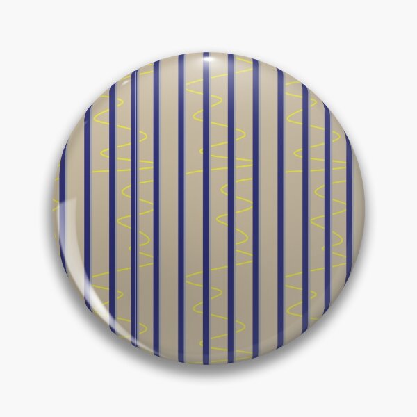 Item preview, Blue-yellow striped graphic with a flesh-colored background. designed and sold by Peach-Bloom.