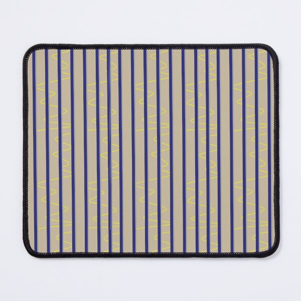 Item preview, Blue-yellow striped graphic with a flesh-colored background. designed and sold by Peach-Bloom.