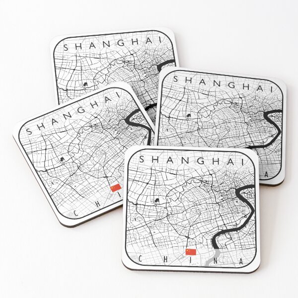 Item preview, SHANGHAI MAP CHINA designed and sold by hatimelhag.
