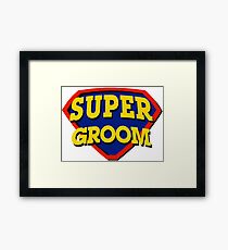Super Groom Framed Print