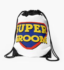 Super Groom Drawstring Bag