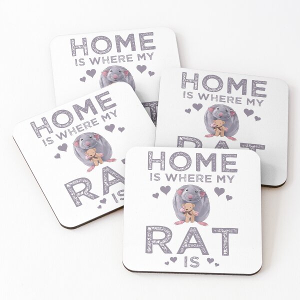 Item preview, Home Is Where My Rat Is designed and sold by CodeRatto.