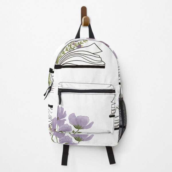 Item preview, Watercolor Open Book with Florals Purple Flowers designed and sold by Unish.