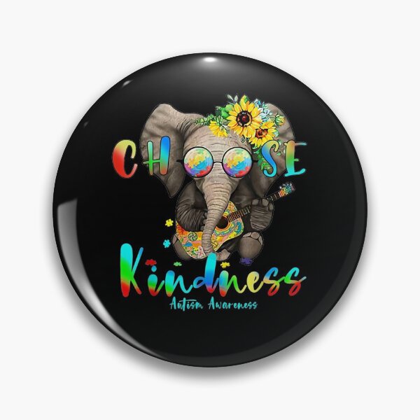 Item preview,  Autism Sunflower Elephant Choose Kindness Awareness designed and sold by ritaz78.