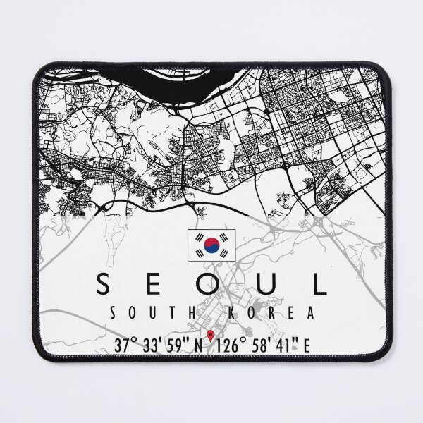 Item preview, SEOUL MAP SOUTH KOREA designed and sold by hatimelhag.