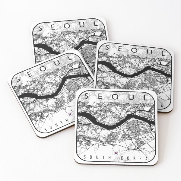 Item preview, SEOUL MAP SOUTH KOREA designed and sold by hatimelhag.